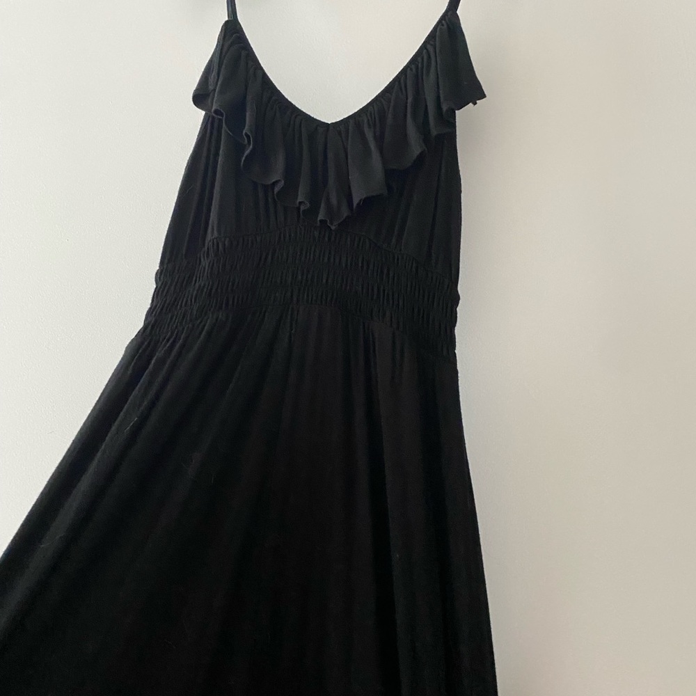 Express Ruffle High Low Maxi Dress